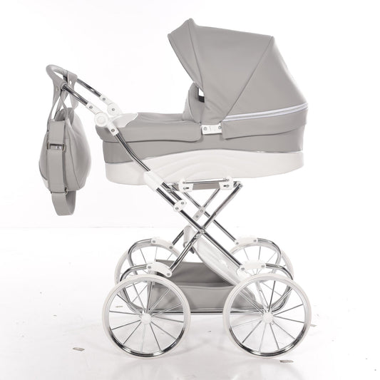 Carro De Muñecas Lulla Maxi Classic Gris_0