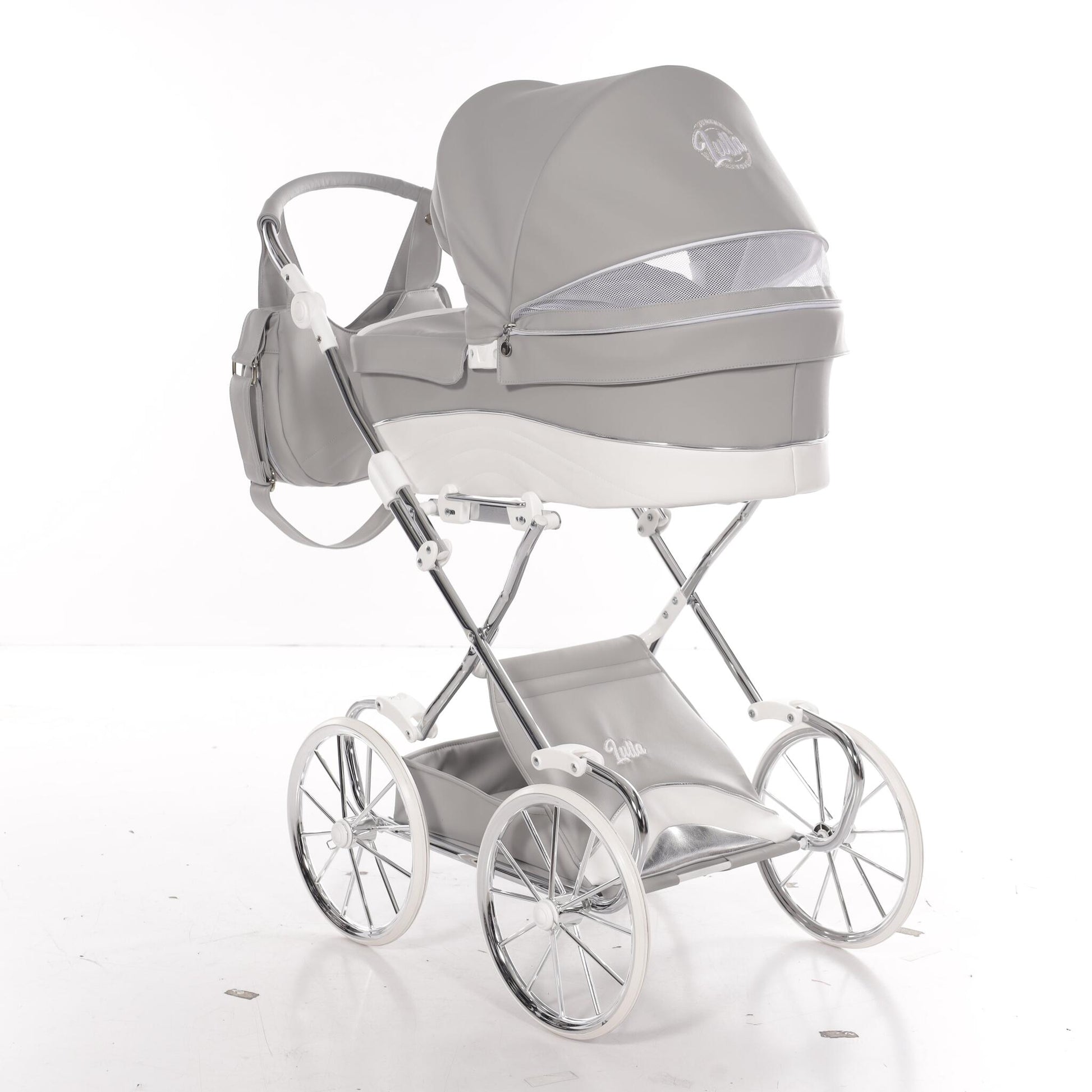 Carro De Muñecas Lulla Maxi Classic Gris_1
