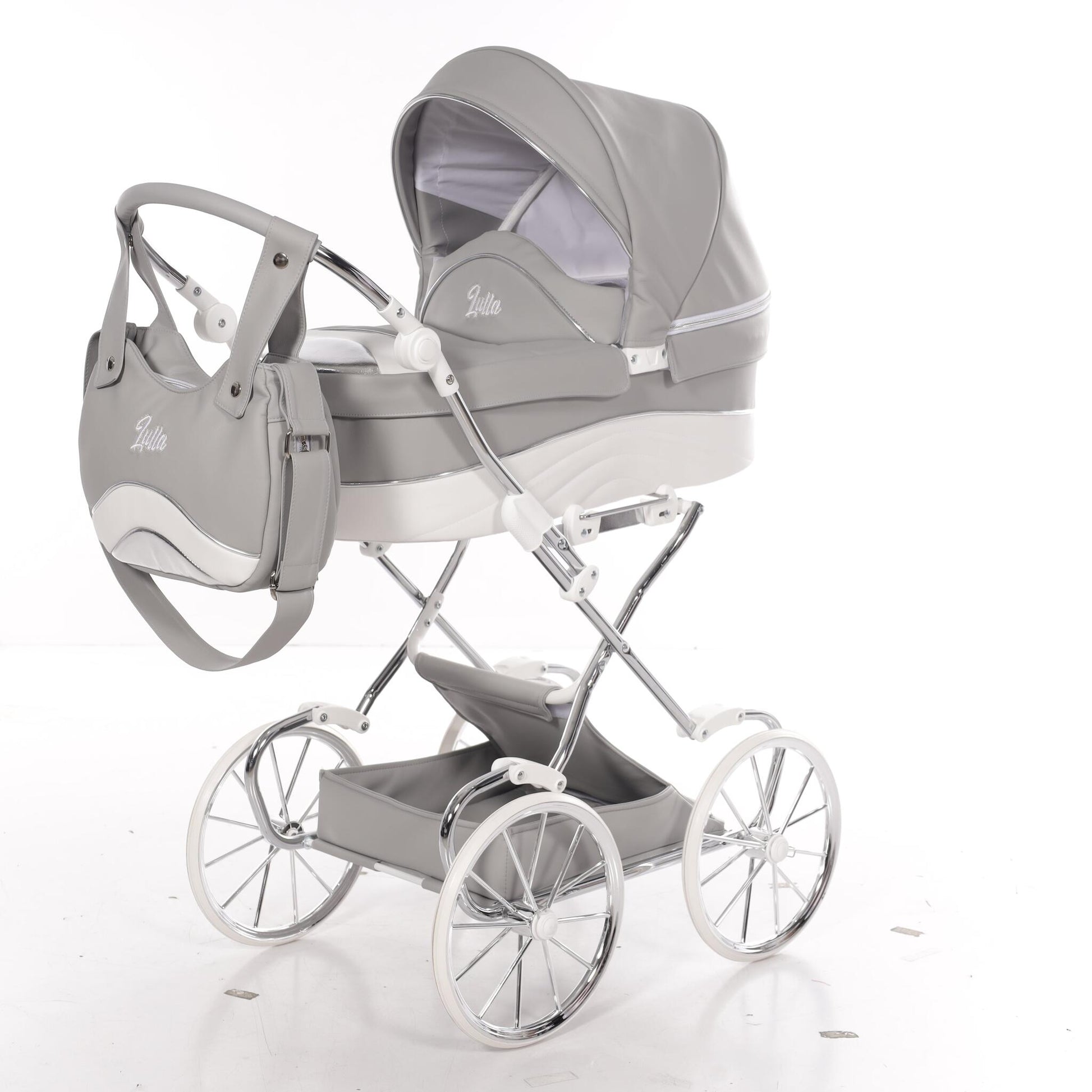 Carro De Muñecas Lulla Maxi Classic Gris_3