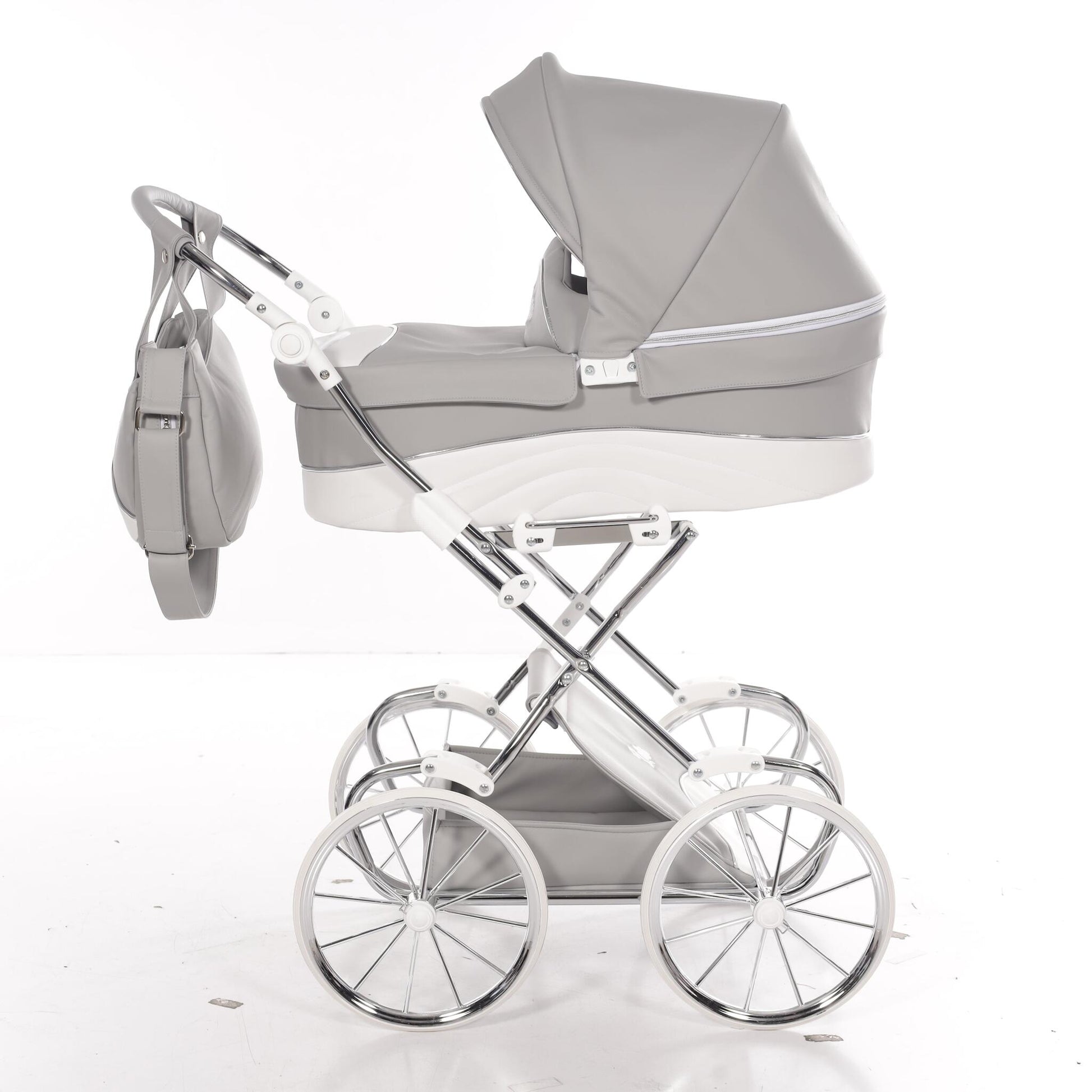 Carro De Muñecas Lulla Maxi Classic Gris_4