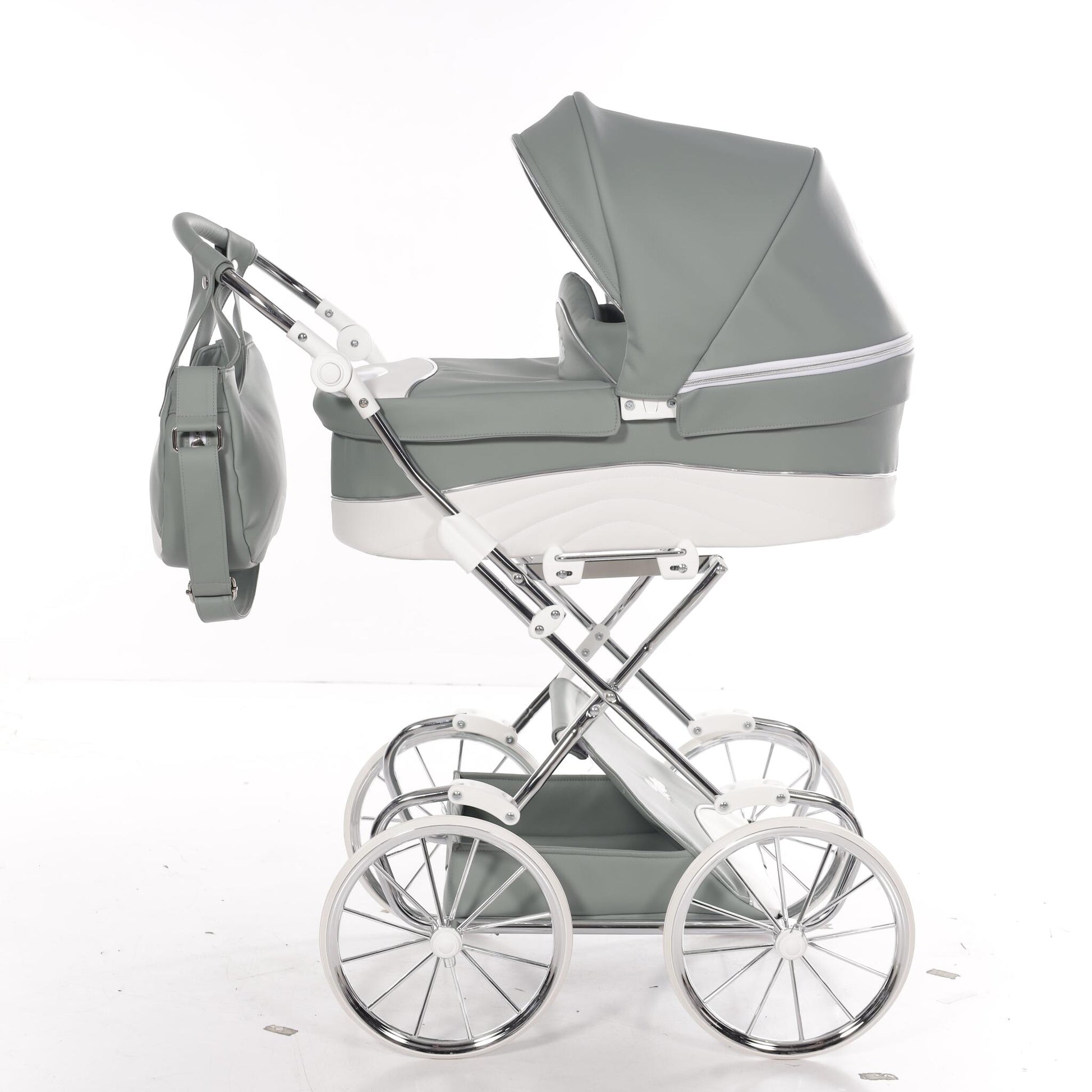 Carro De Muñecas Lulla Maxi Classic Verde_0