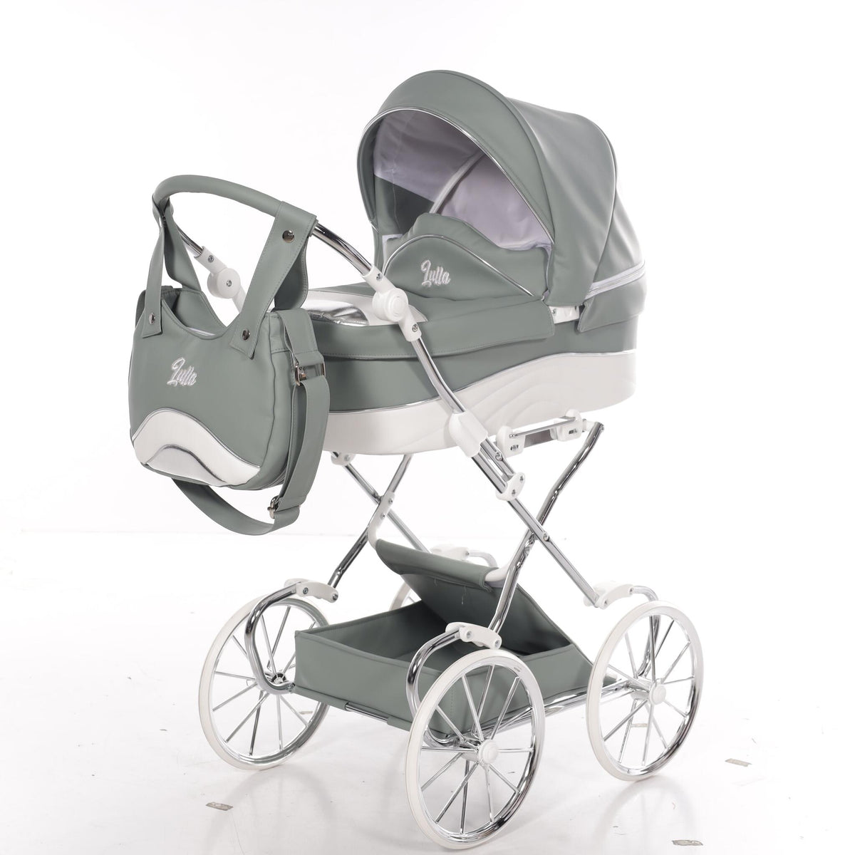Carro De Muñecas Lulla Maxi Classic Verde_2