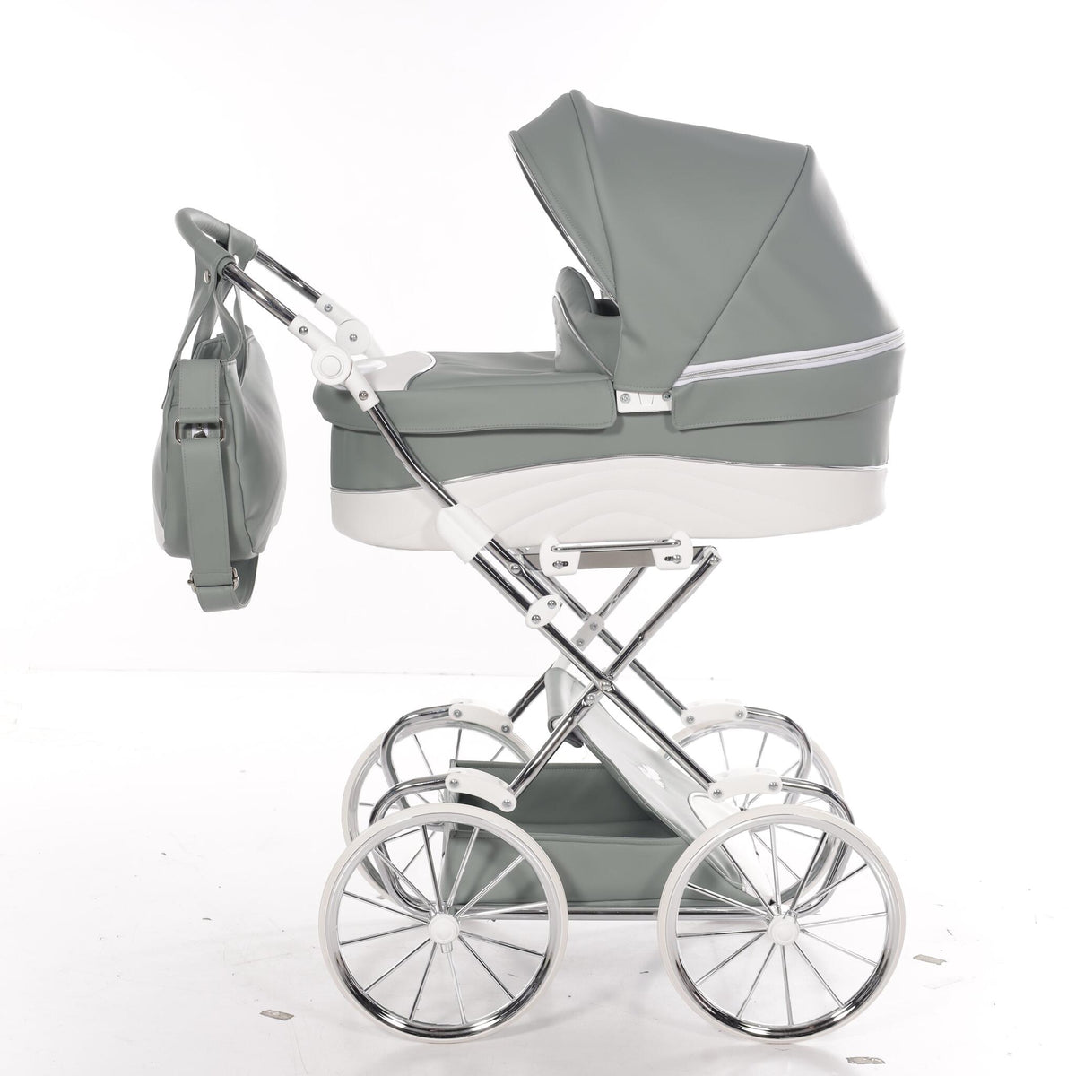 Carro De Muñecas Lulla Maxi Classic Verde_4