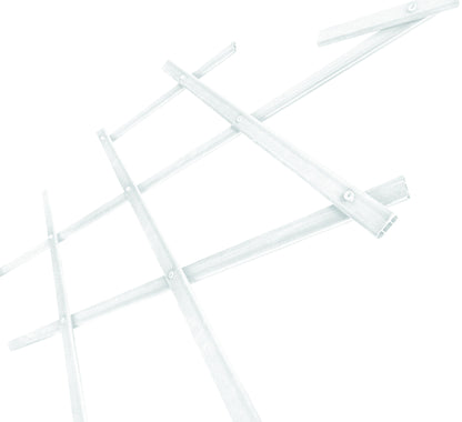 Celosia Plastica| Composicion 100% Pvc| Tutor De Plantas| Resistente| Decoracion Jardin 1x2m_3