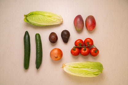 Cesta de frutas y verduras ecológicas ideales para ensalada 4-5 kg_1