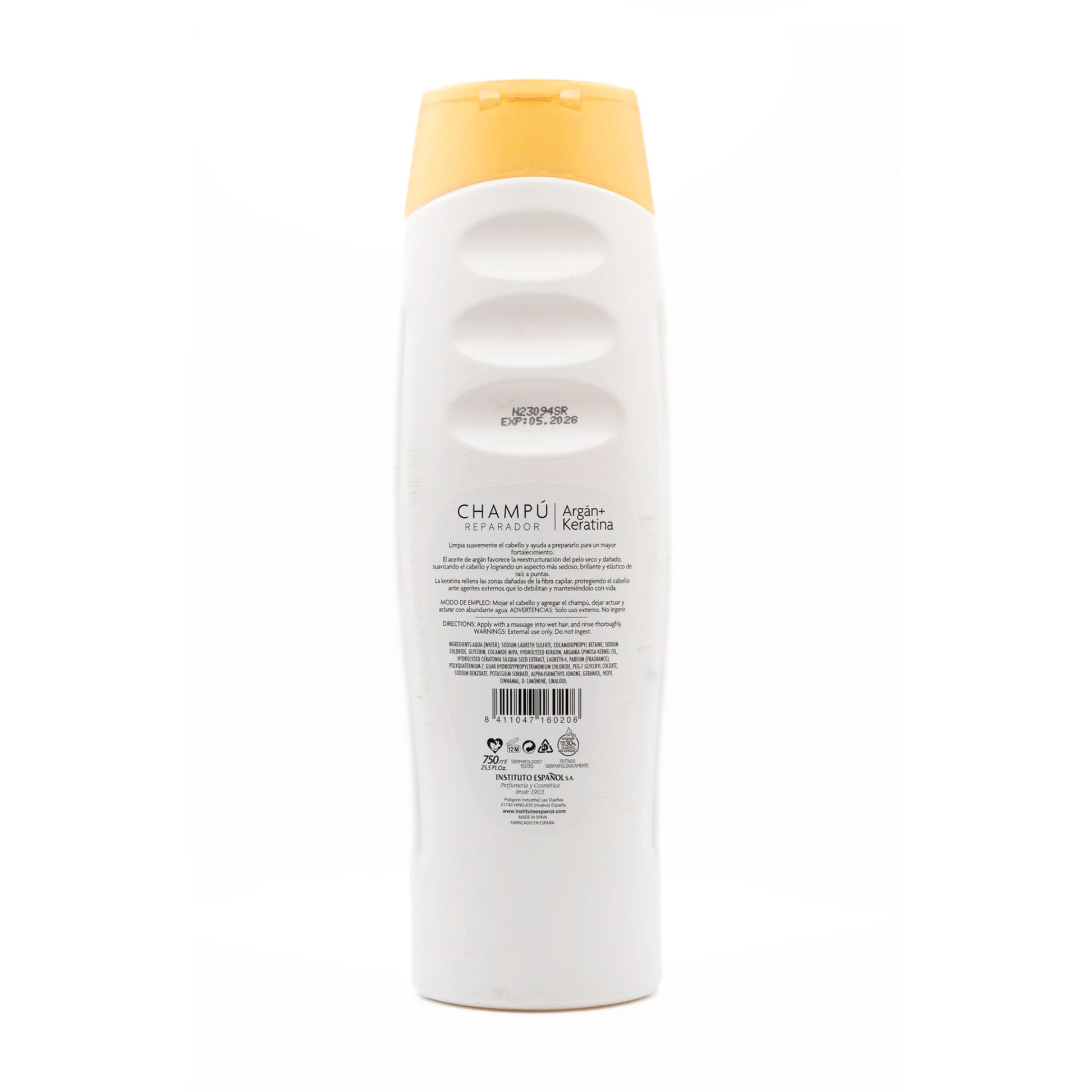 Champú Reparador Argán Y Keratina Instituto Español 750ml_1