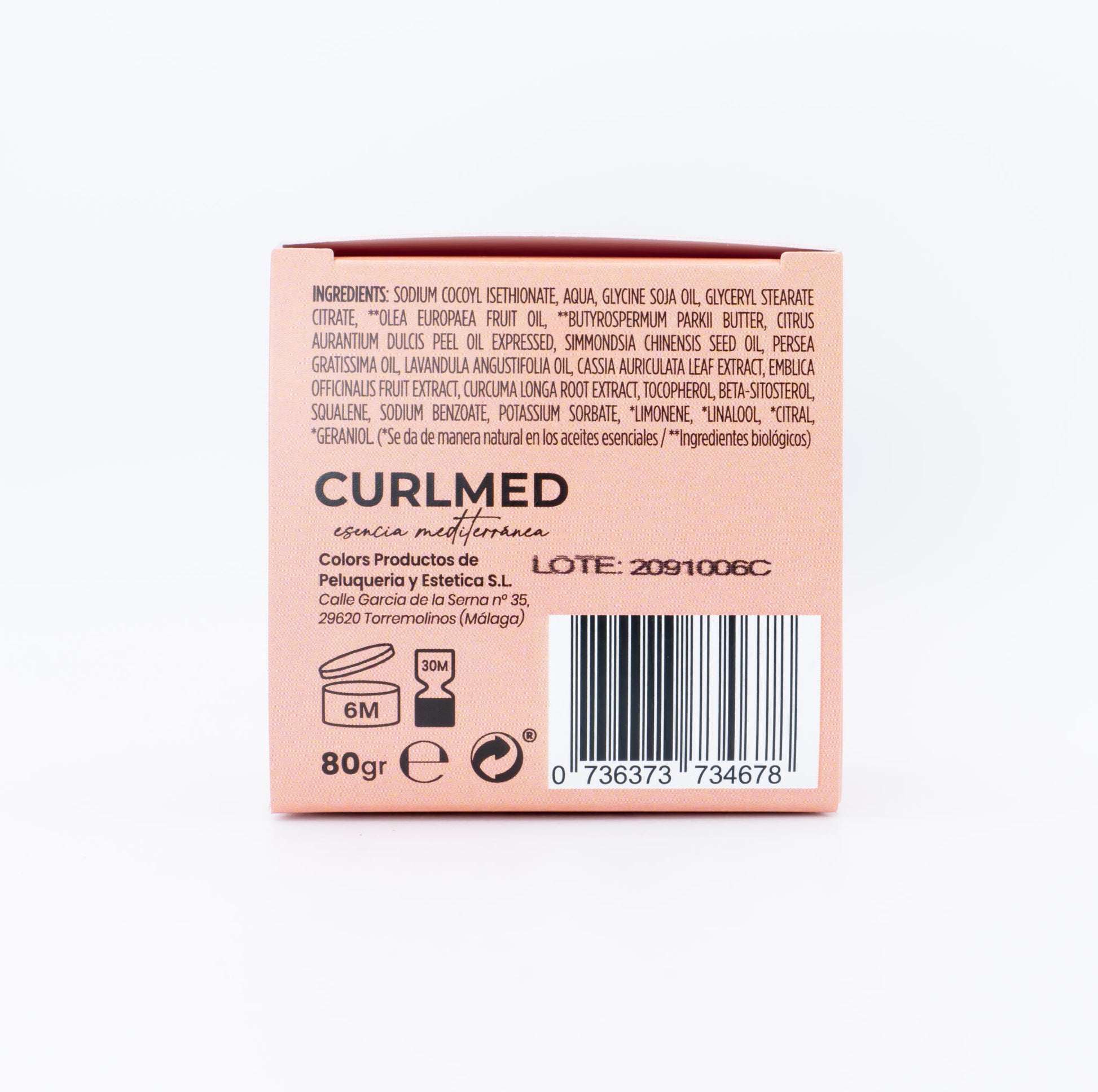 Champú Sólido Cabello Rizado E Hidratación Curlmed 80g_1