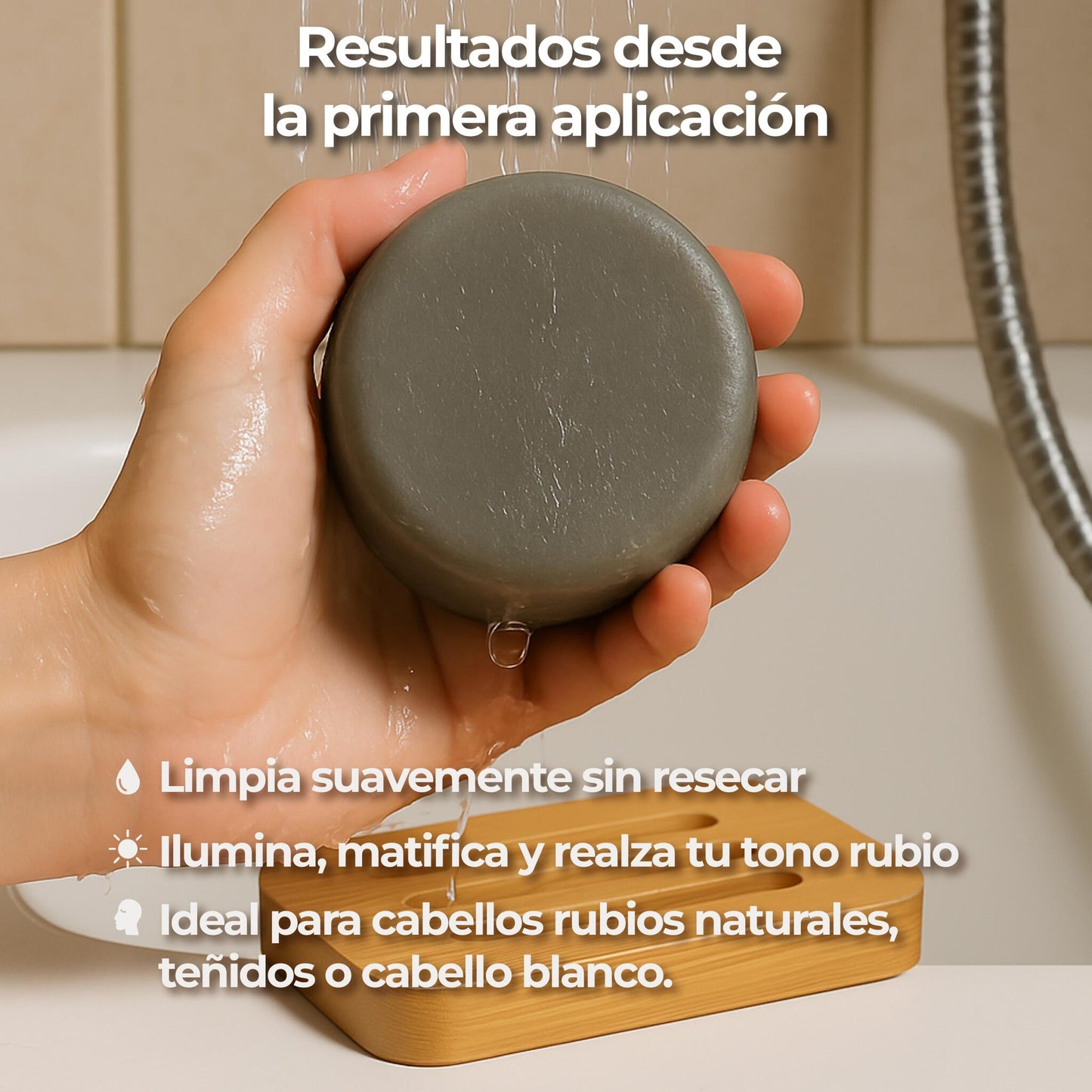 Champú Sólido Índigo Matizador – Antiamarillo Para Canas Y Pelo Rubio_1