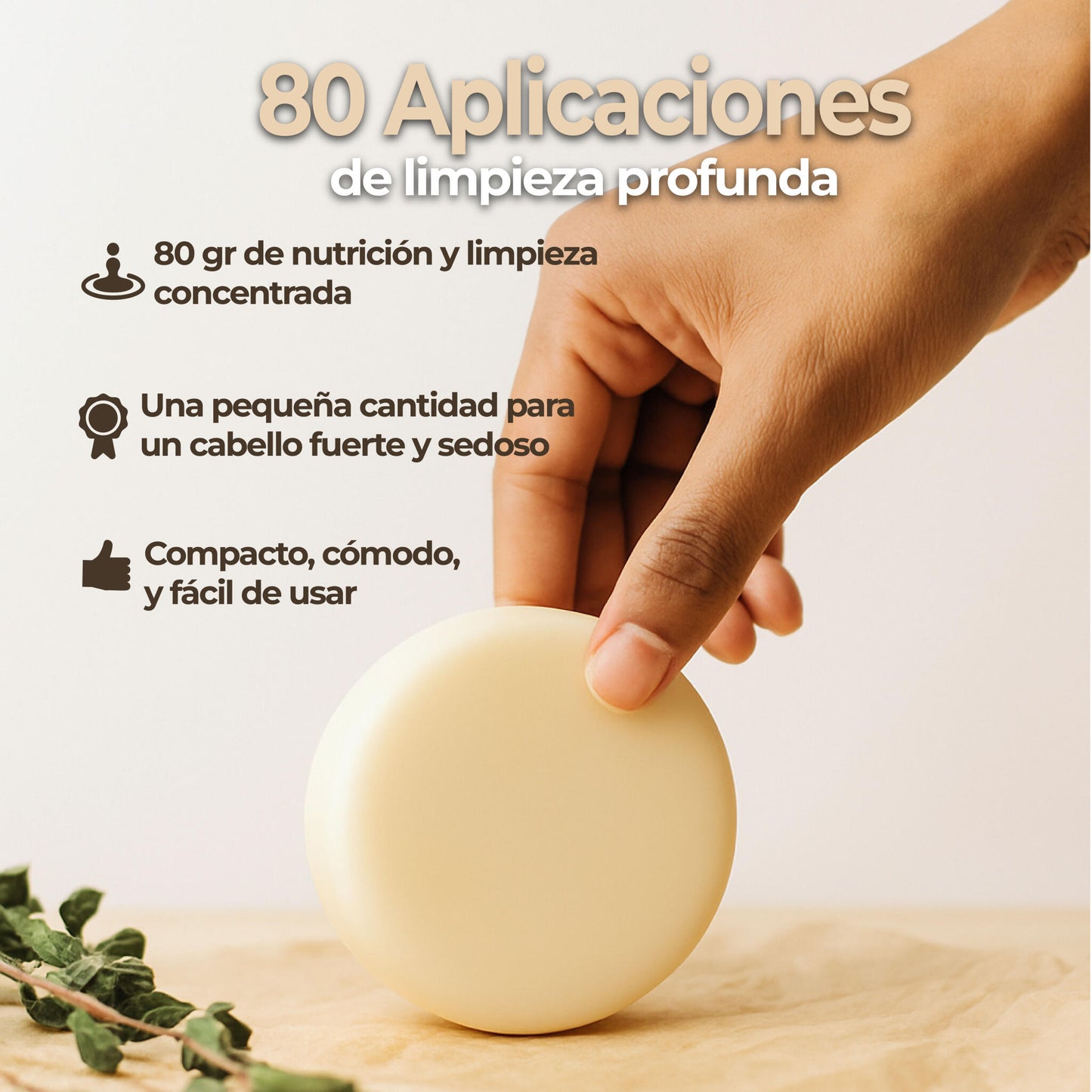 Champú Sólido Shikakai 80 g | Cabello Graso y Mixto | Limpieza Purificante_2