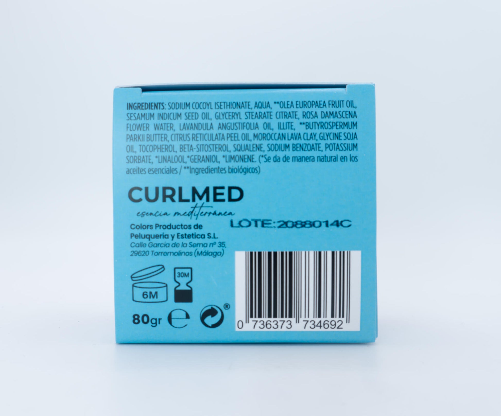 Champú Sólido Volumen, Brillo Y Suavidad Curlmed 80g_1