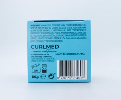 Champú Sólido Volumen, Brillo Y Suavidad Curlmed 80g_1