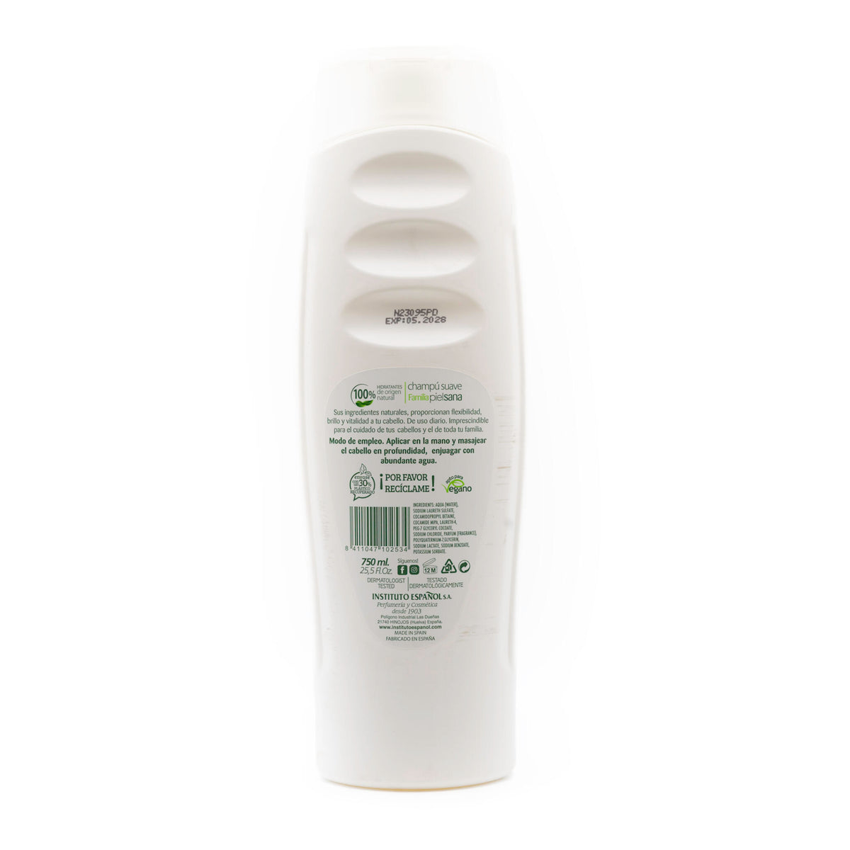 Champú Suave Piel Sana Instituto Español 750ml_1