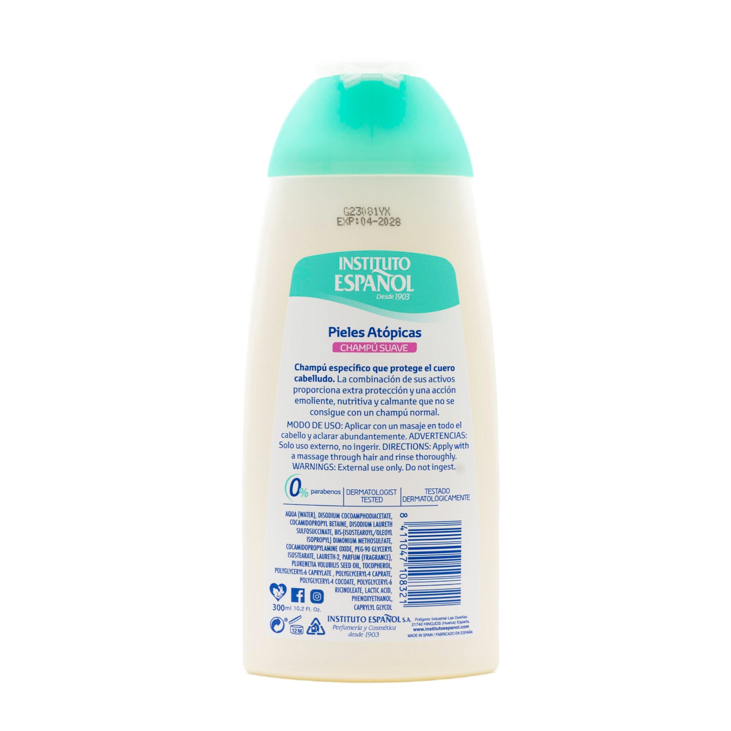 Champú Suave Pieles Atópicas Instituto Español 300ml_1