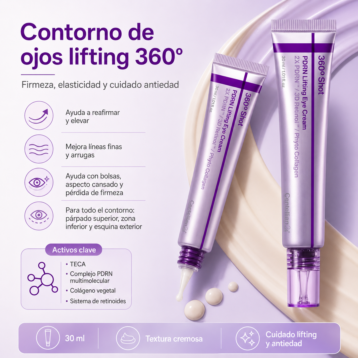 360º Shot PDRN Lifting Eye Cream Centellian24 30ml