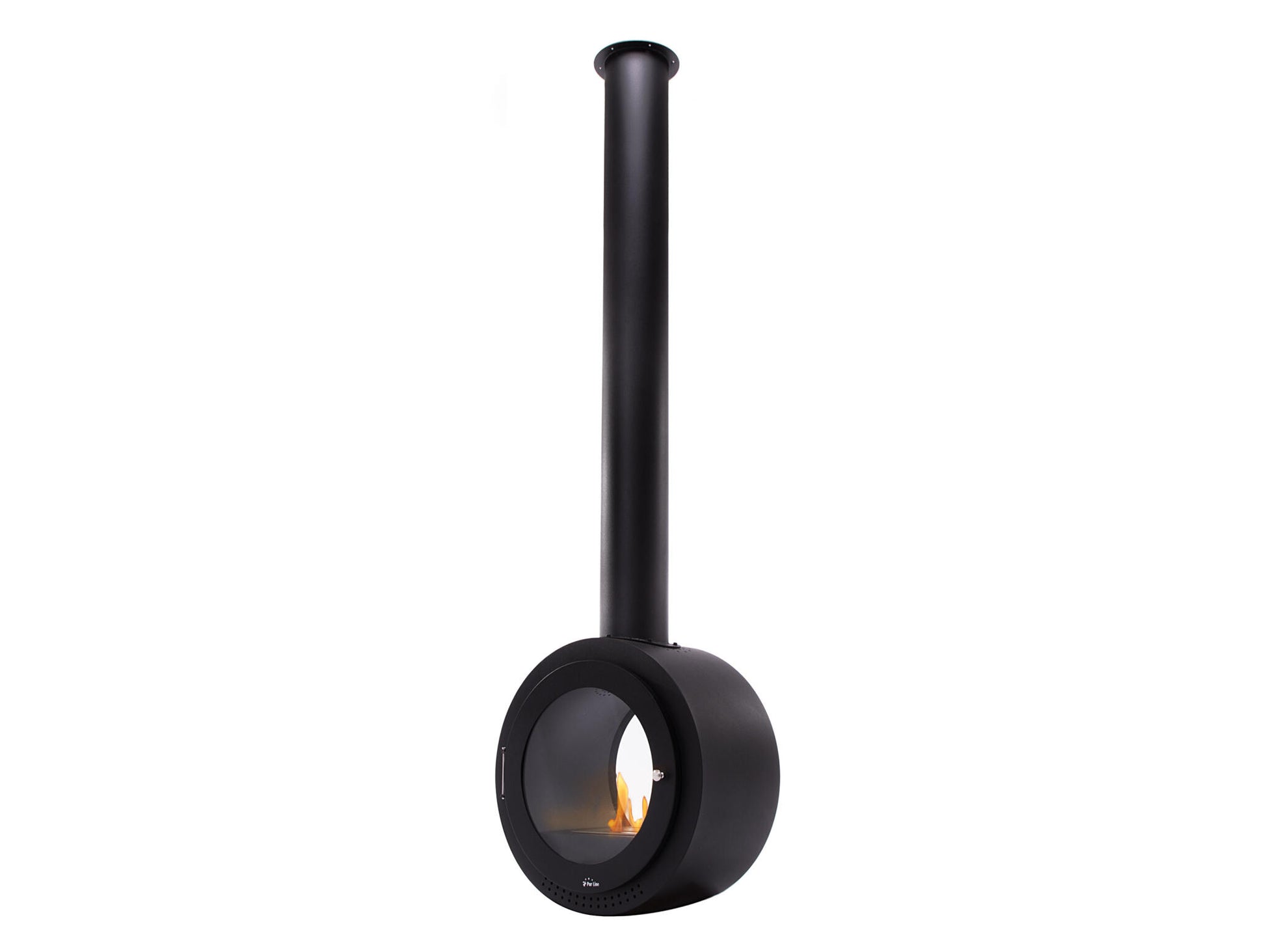 Chimenea De Etanol De Techo Con Diseño Circular Syke Round Purline_0
