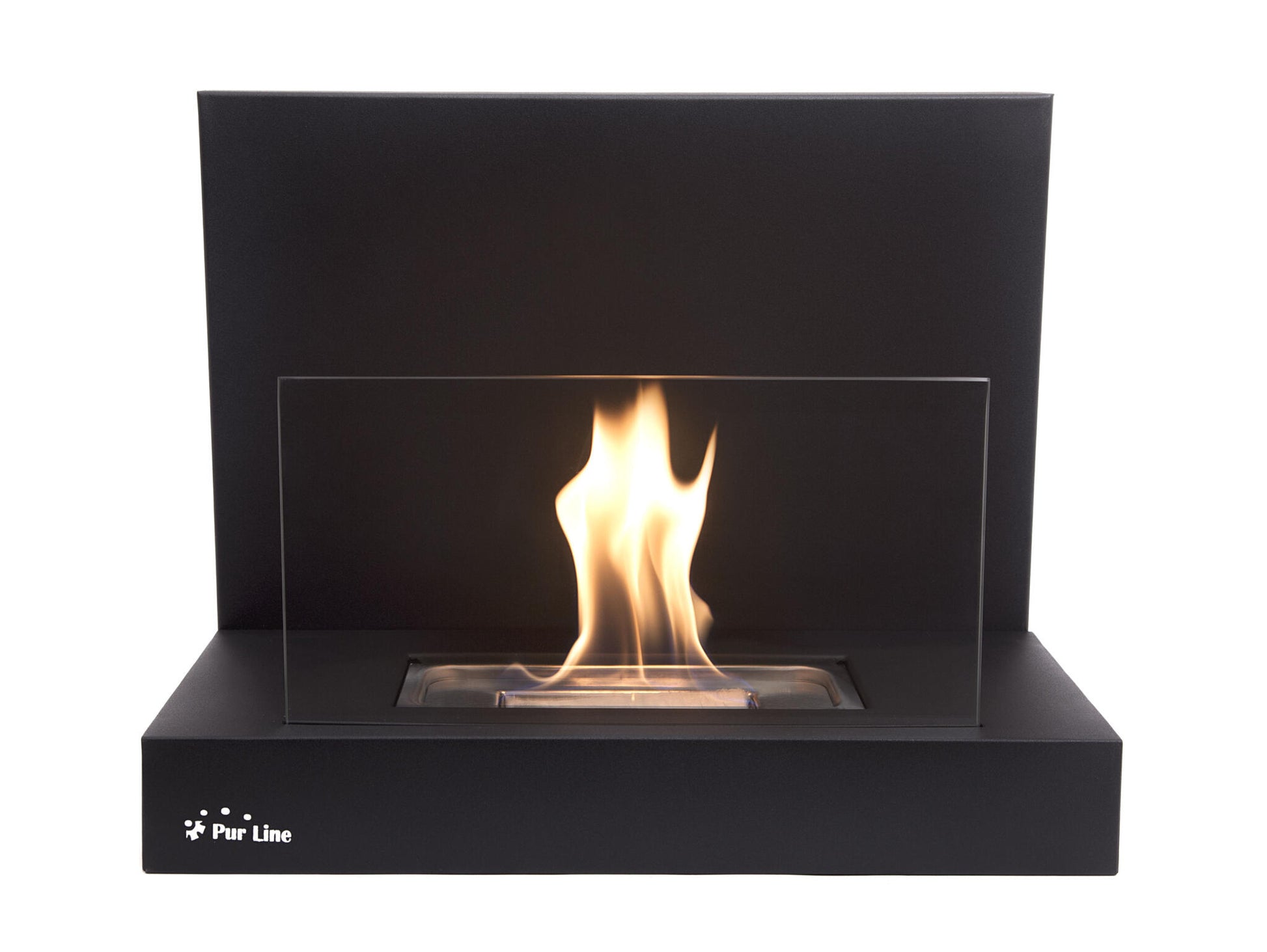 Chimenea De Etanol Mural Con Cristal Protector Sirius Purline_0