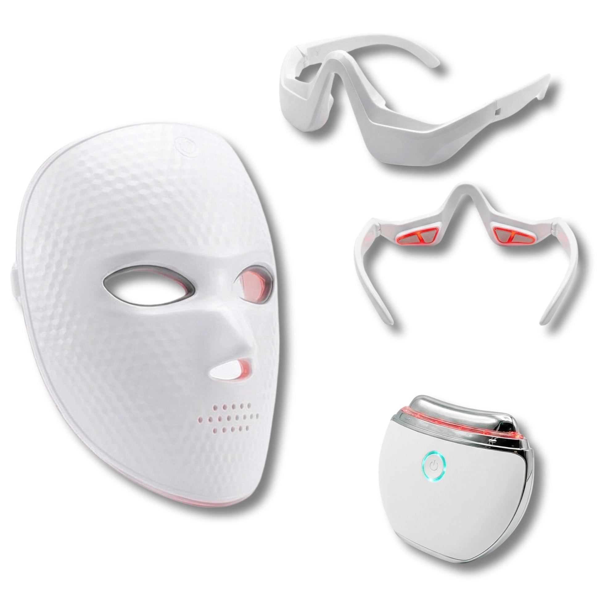 Cofre Luminosidad Y Mirada Lifting – Mascarilla Led Facial, Máscara Ocular Antifatiga Y Masajeador Reafirmante_0