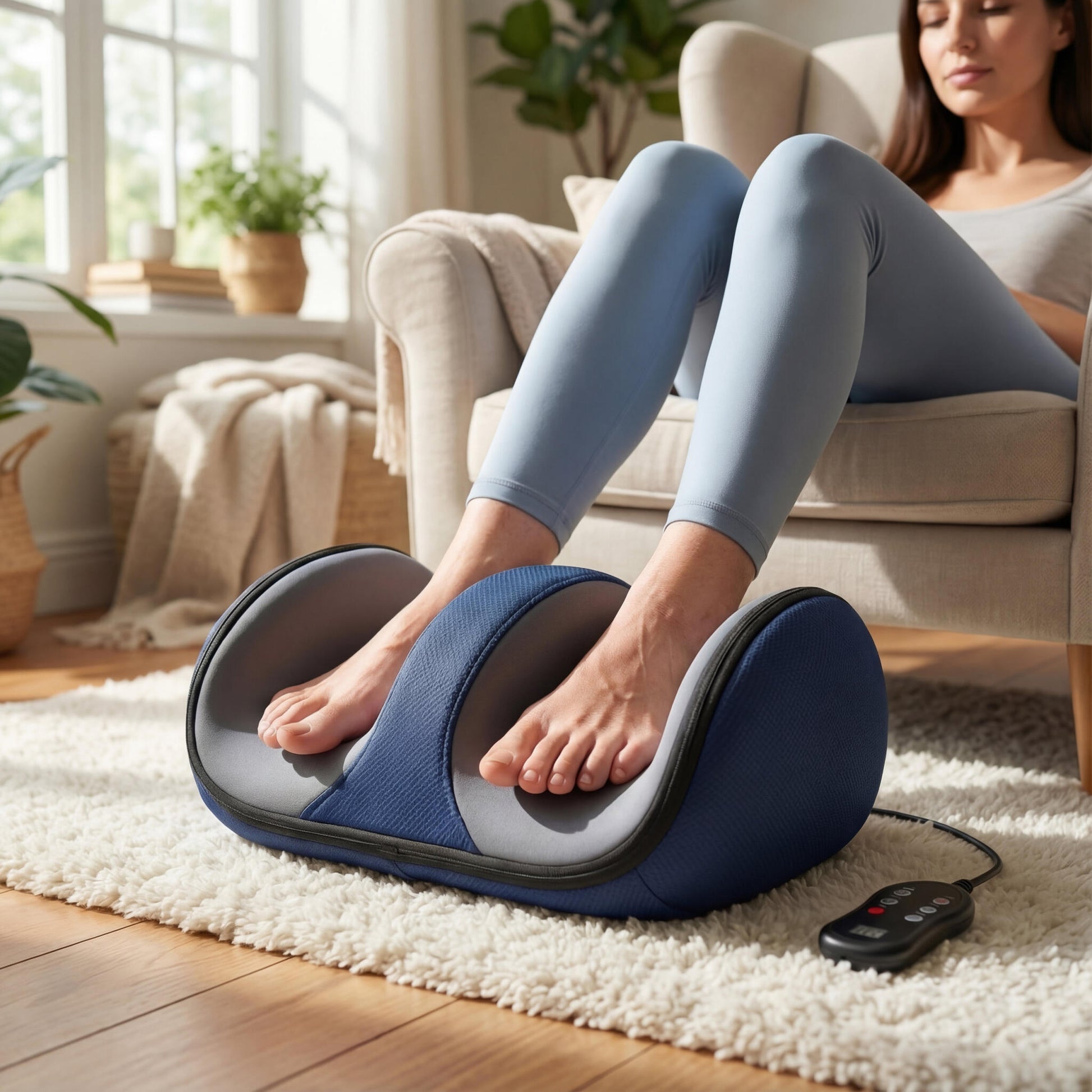 Cojín De Masaje 3d Con Calor – Masajeador Y Relajación Dirigida Para Muslos, Caderas_2
