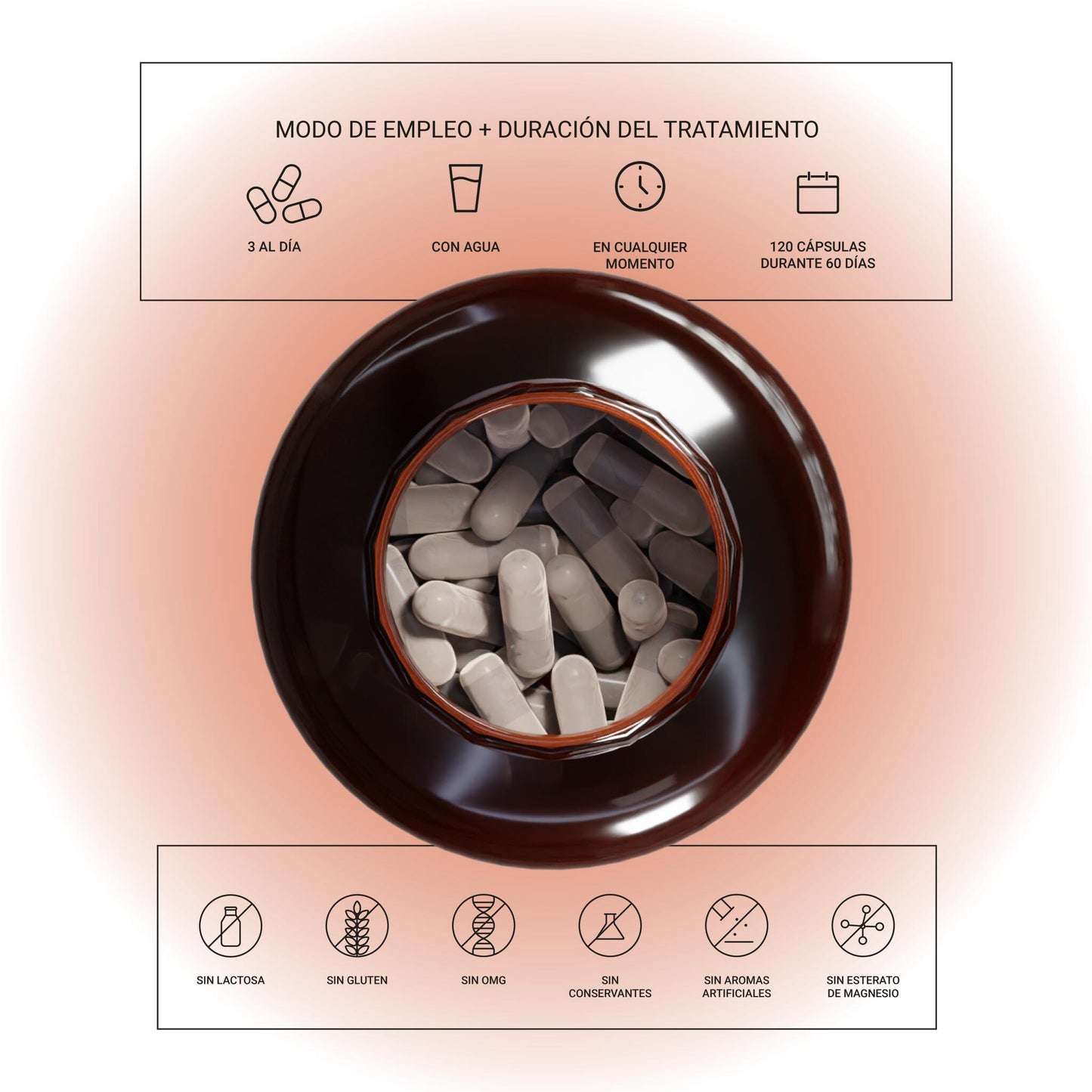 Colágeno Marino Con Ácido Hialurónico Y Magnesio – Nullure – Hidratación, Antiarrugas Y Piel Firme (120 Cápsulas)_3