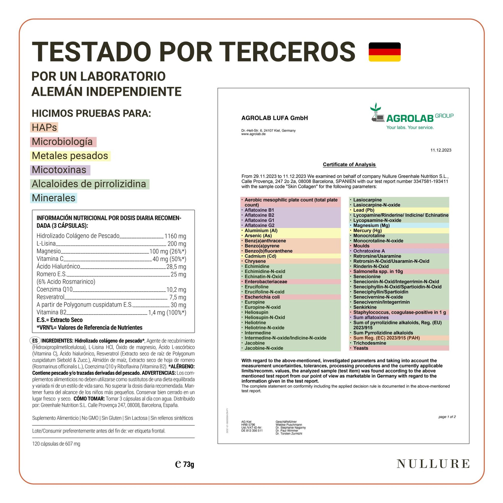 Colágeno Marino Con Ácido Hialurónico Y Magnesio – Nullure – Hidratación, Antiarrugas Y Piel Firme (120 Cápsulas)_4