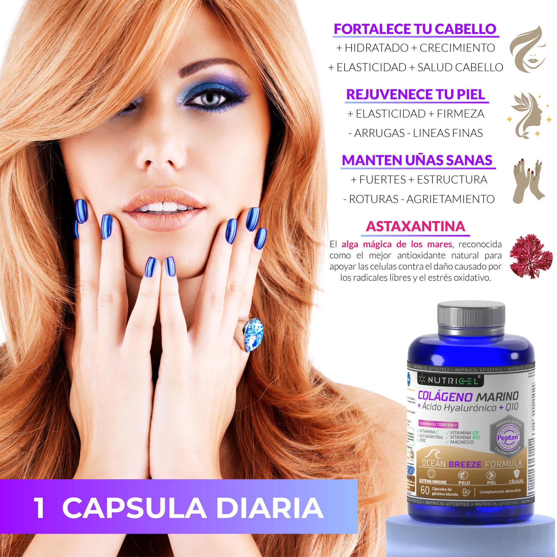 Colágeno Marino Peptan® Con Acido Hialurónico, Q10 Y Astaxantina_3