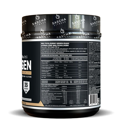 Colágeno Multi Hidrolizado Sabor Caramel Macchiato - Sascha Fitness España_1