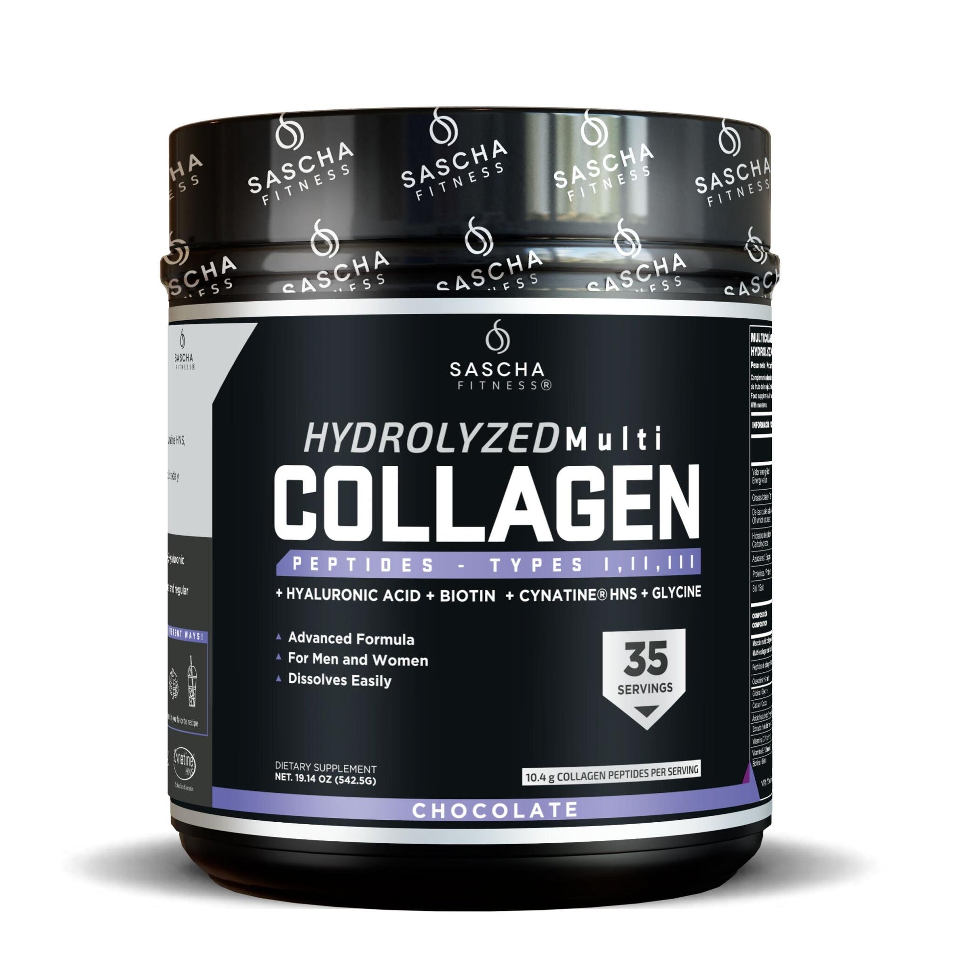 Colágeno Multi Hidrolizado Sabor Chocolate - Sascha Fitness España_0
