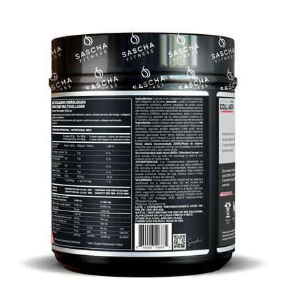 Colágeno Multi Hidrolizado Sabor Limonada De Fresa - Sascha Fitness España_3