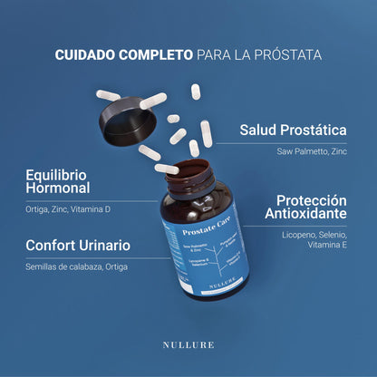Complejo próstata con saw palmetto nullure – salud prostática, caída del cabello y bienestar urinario (120 cápsulas)_1
