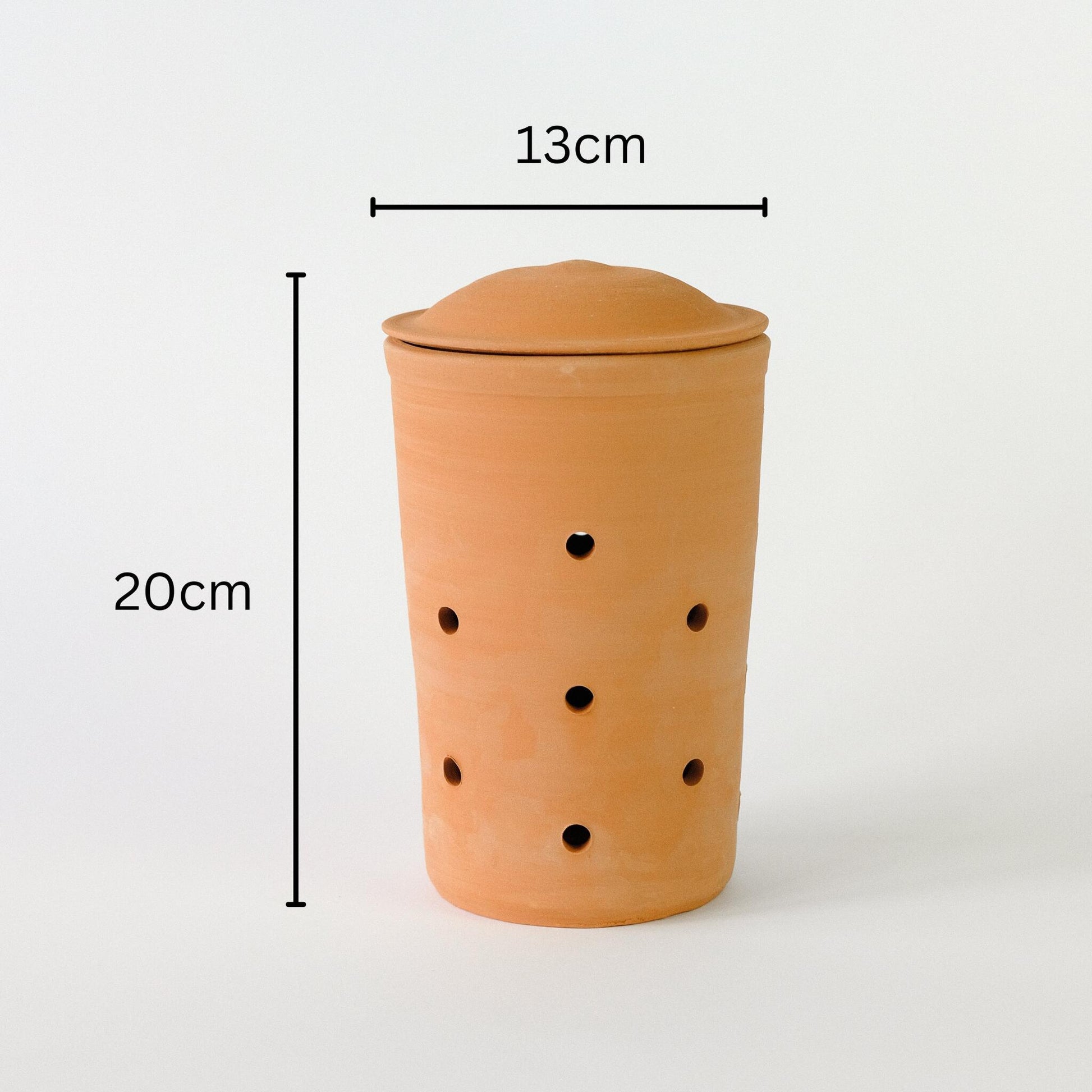 Compostador De Lombrices De Cerámica Para Residuos Orgánicos Urban Green Club - 13x13x20 Cm 2 L_1