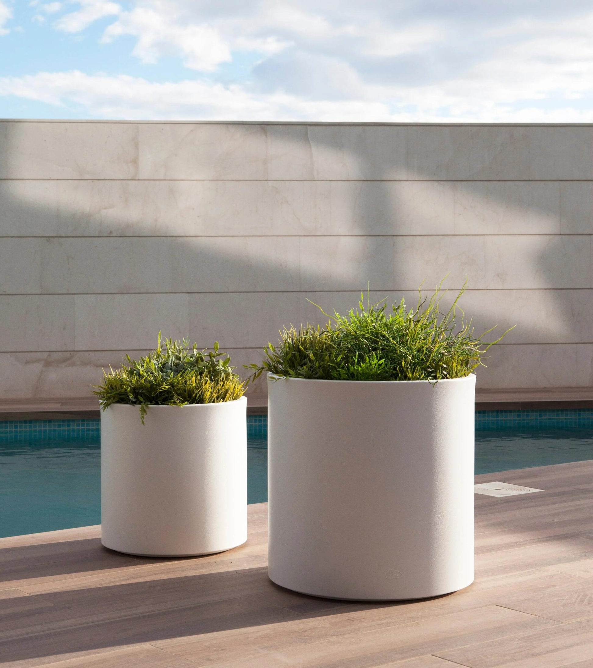 Macetero Hortensia / Ø30x30 Cm. / Topo / Con Soporte 100 Cm Negro_5