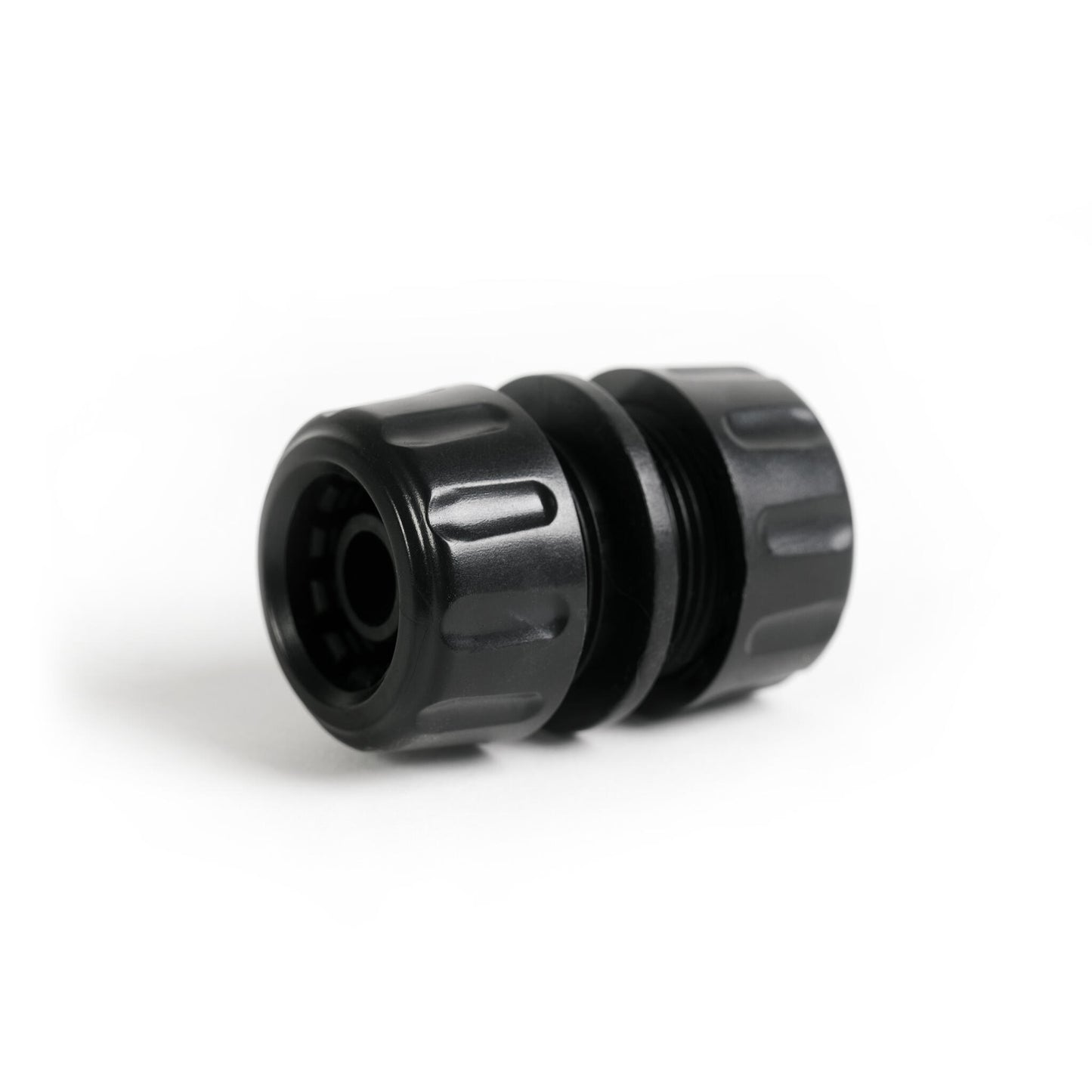 Conector De Manguera - Doble, Plástico, Negro, 5,5 X 3,5 X 3 Cm_0