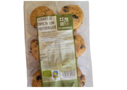 Cookies ecológicas de espelta con frutos rojos 220 g_1
