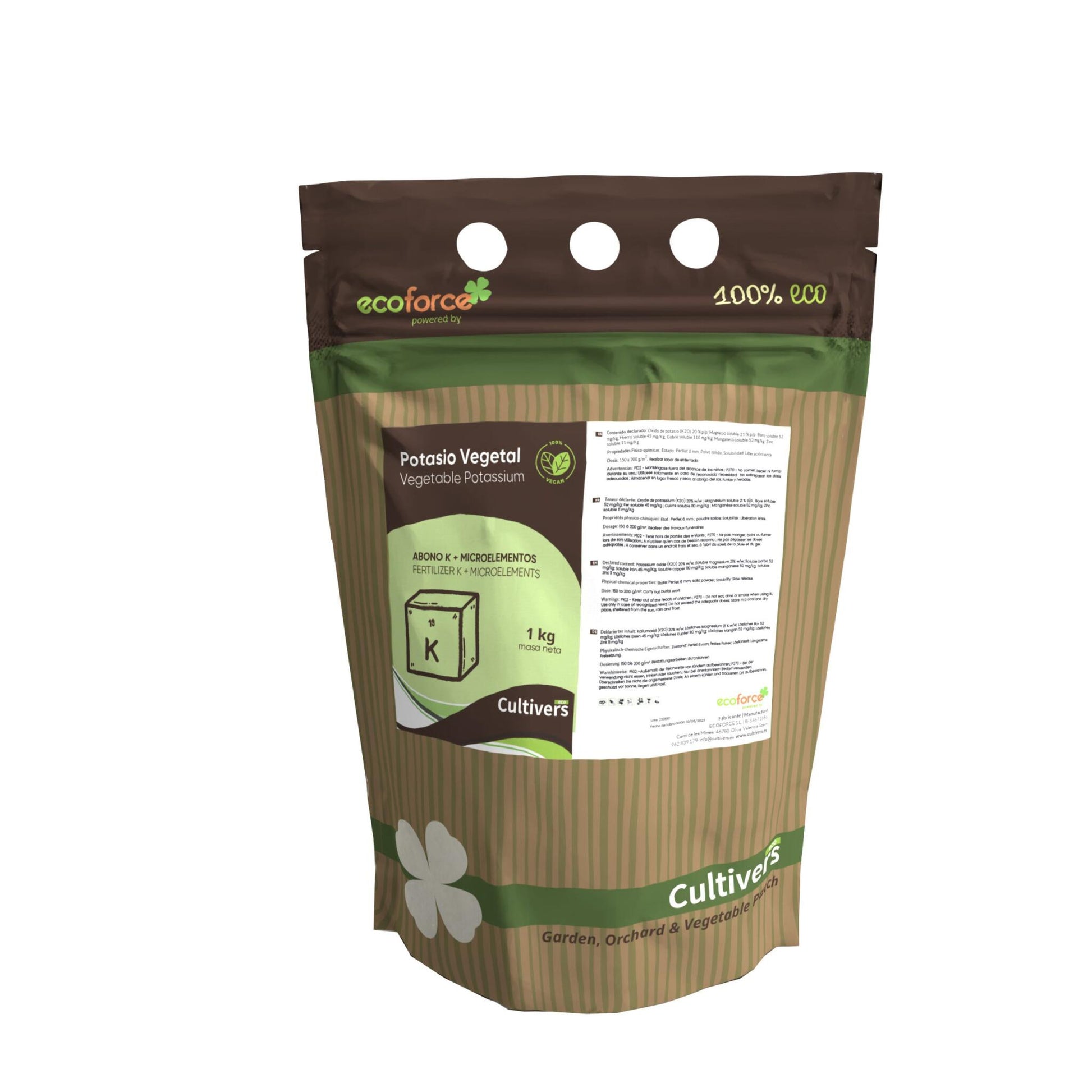 Corrector Potasio Vegetal Cultivers 1 Kg_0