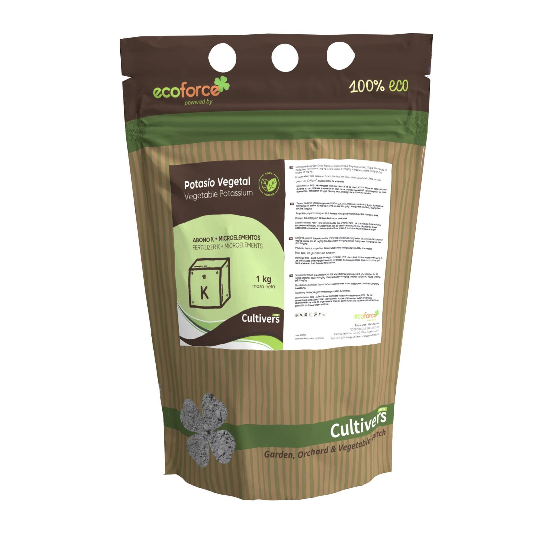 Corrector Potasio Vegetal Cultivers 1 Kg_1