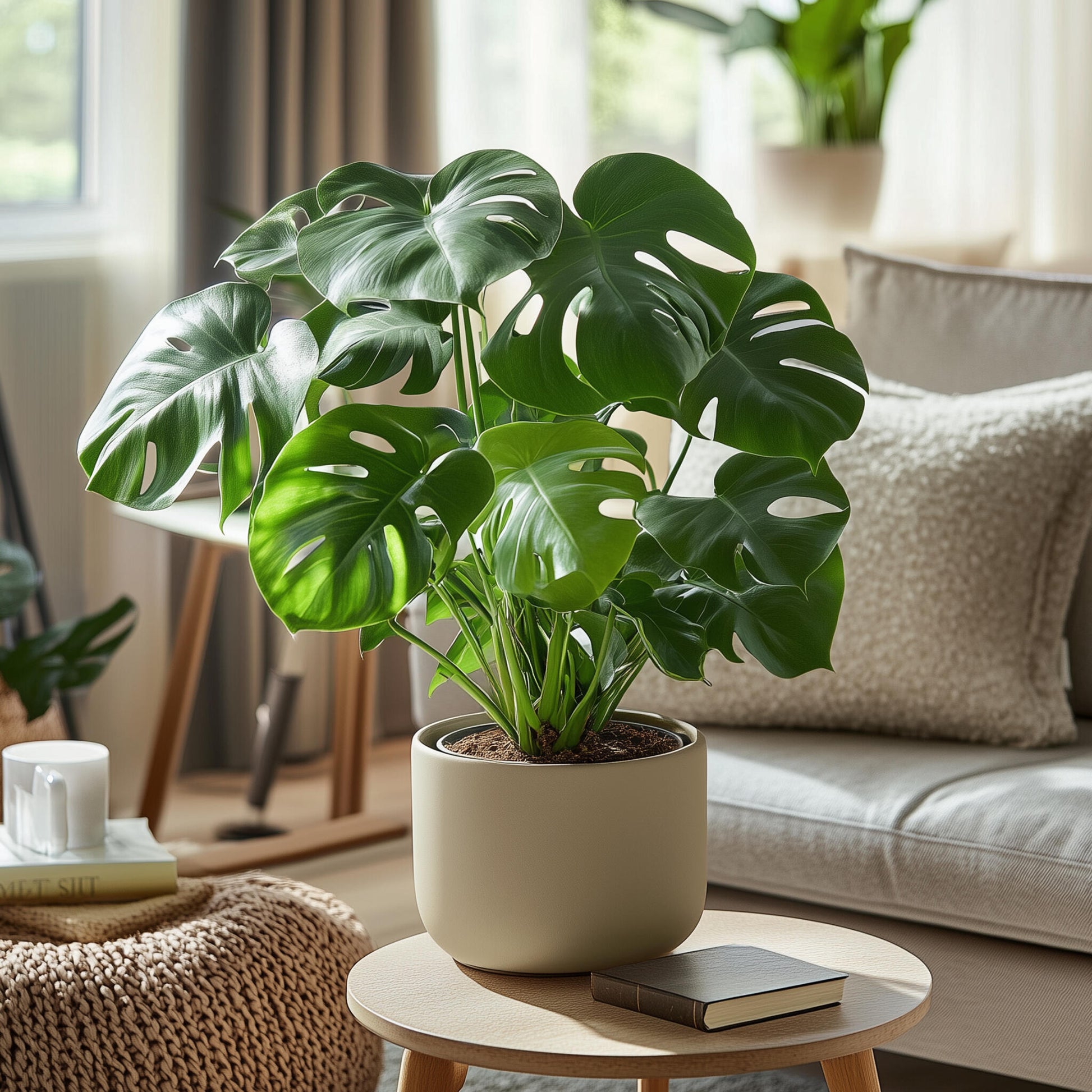 Costilla De Adán - Monstera Deliciosa - Altura 50-60cm - ⌀17cm_1