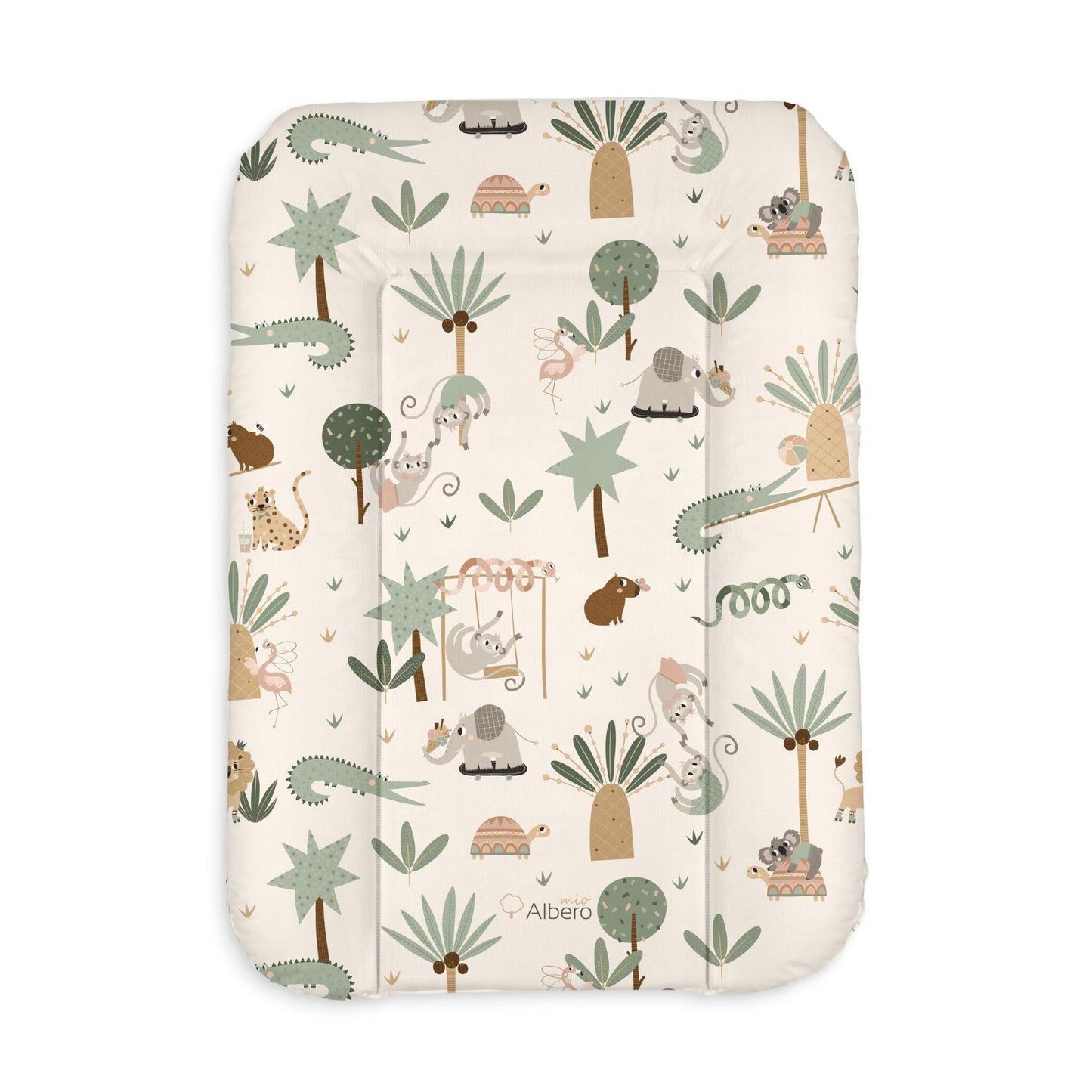 Cotton Color Cambiador Blando Para Comoda 70x50 Albero Mio KHAKI | Higiene Rápida Y Cambios Sin Complicaciones_0