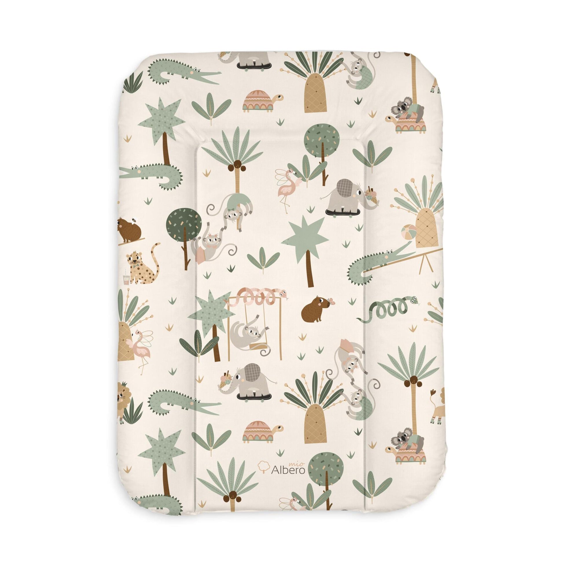 Cotton Color Cambiador Blando Para Comoda 70x50 Albero Mio KHAKI | Higiene Rápida Y Cambios Sin Complicaciones_0