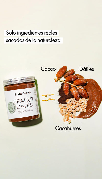 Crema De Cacahuete, Cacao Y Dátil - 300g - Sin Azúcares_3