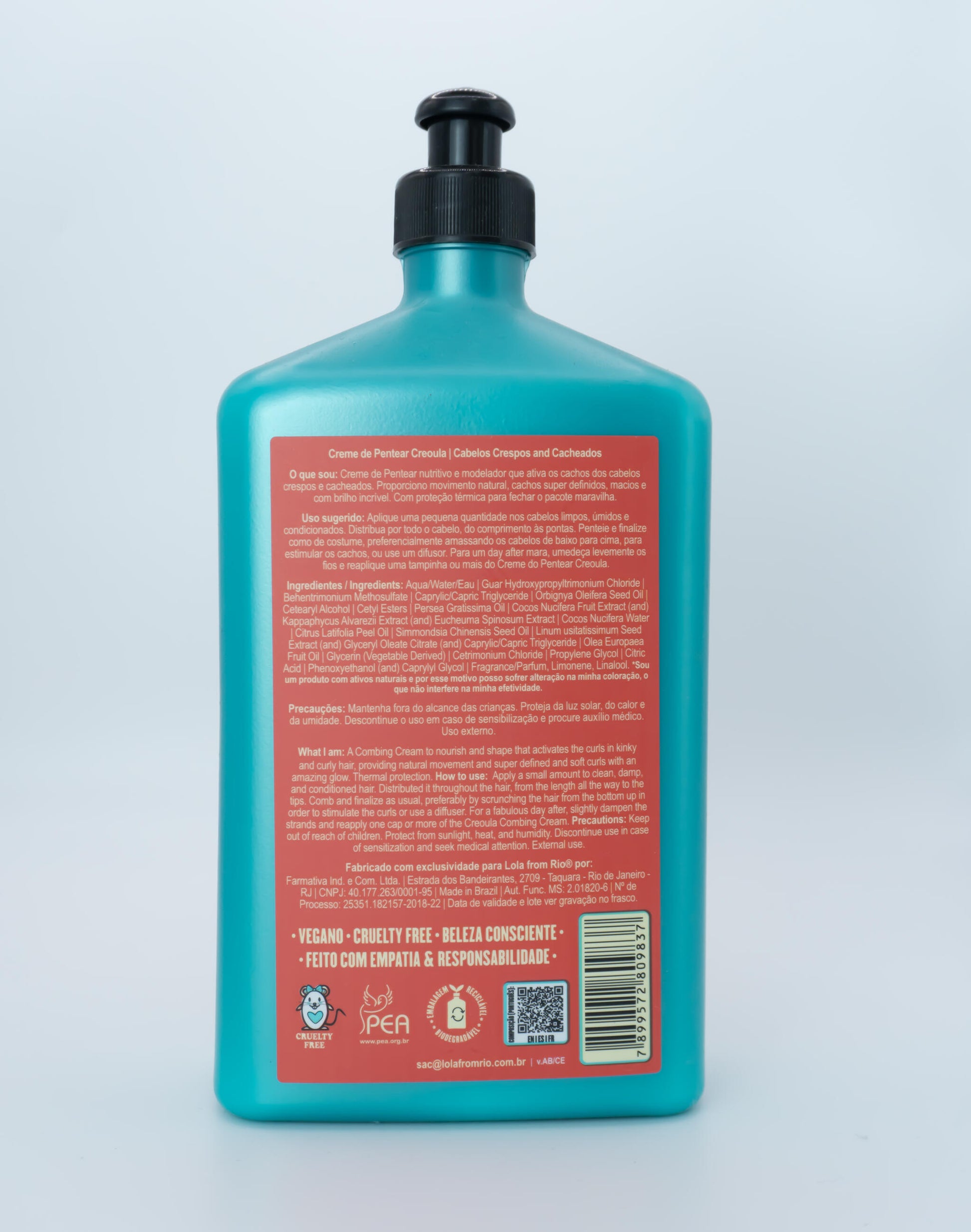 Crema De Peinar Creoula Lola Cosmetics 500g_1