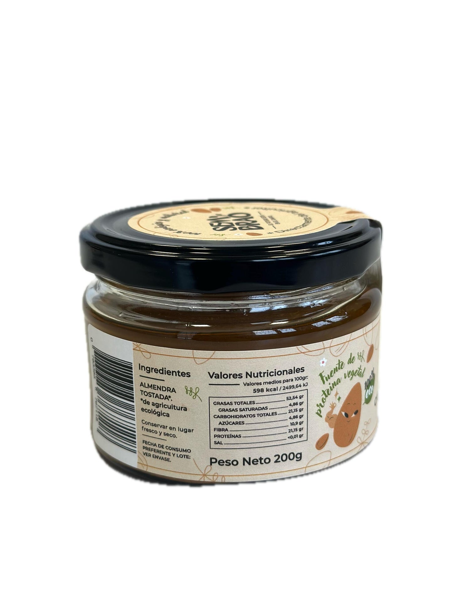 Crema Pura De Almendra Ecológica Tostada_1
