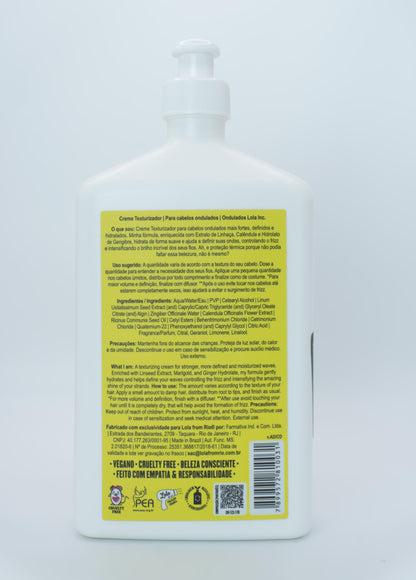 Crema Texturizadora Ondulados Lola Inc. Lola Cosmetics 500g_1