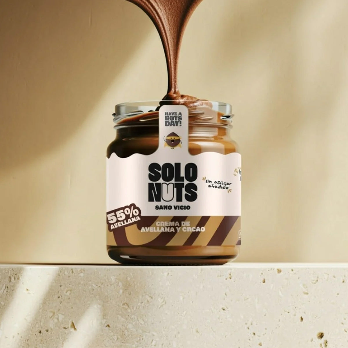 Crema de cacao y avellana 55% Solo Nuts 200g