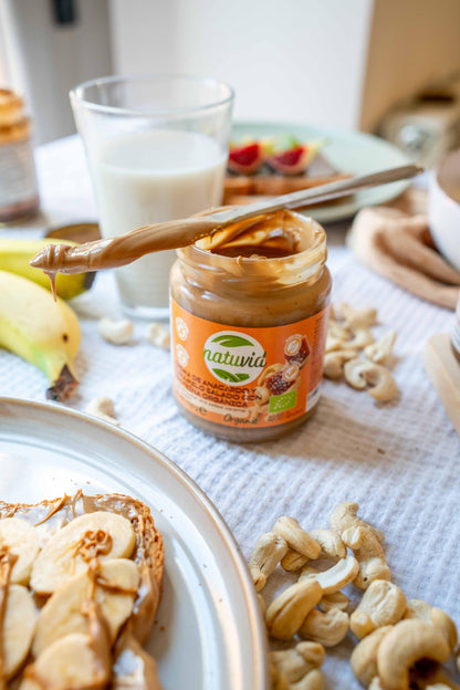 Crema de Anacardo con Coco BIO Natuvid | 250g | 100% Natural | Vegana, Sin Gluten, Sin Lactosa, Sin Aceite de Palma_1
