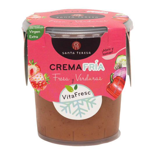 Cremafría De Fresa Y Verduras. Una Combinación Perfecta De Verduras Y Frutas Para Tomar En Frío. 400g_0