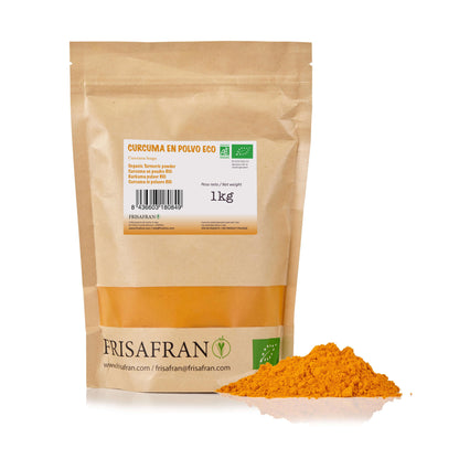 Cúrcuma En Polvo Ecológica - Calidad Y Sabor | Frisafran 1 Kg_2