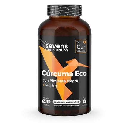 Cúrcuma + Jengibre Sevens Nutrition. Antiinflamatorio Y Salud Articular_0