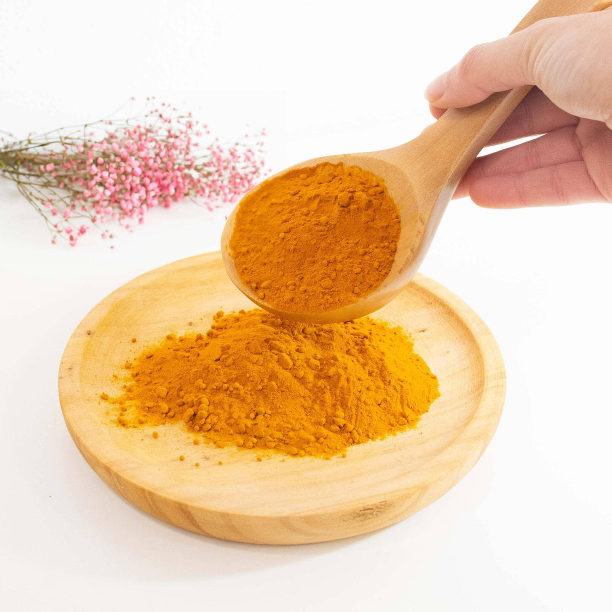 Cúrcuma con pimienta negra en polvo, mezcla de especias para cocina y leche dorada 100 g_1