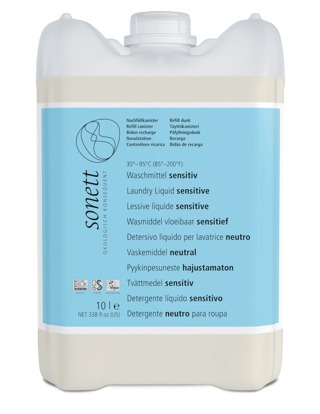 Detergente líquido ropa Sonett 10L