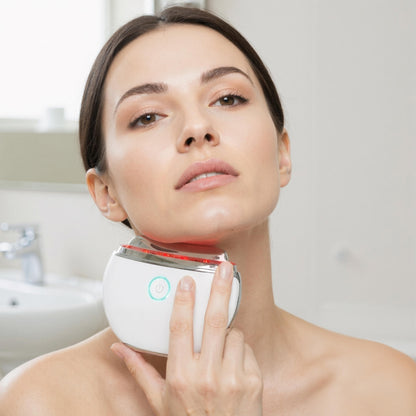 Dispositivo De Masaje Gua Sha Eléctrico Facial Y Corporal – Vibraciones, Calor Y Luz Roja_1